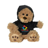 TED T. BEAR 6 Inch Plush Teddy Bear With Hoodie (Q573632)