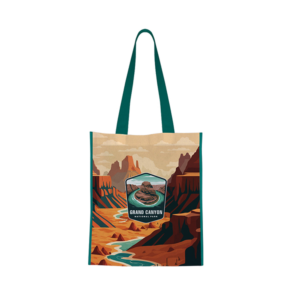 Square Off Laminated Non-Woven Tote (Q573922)