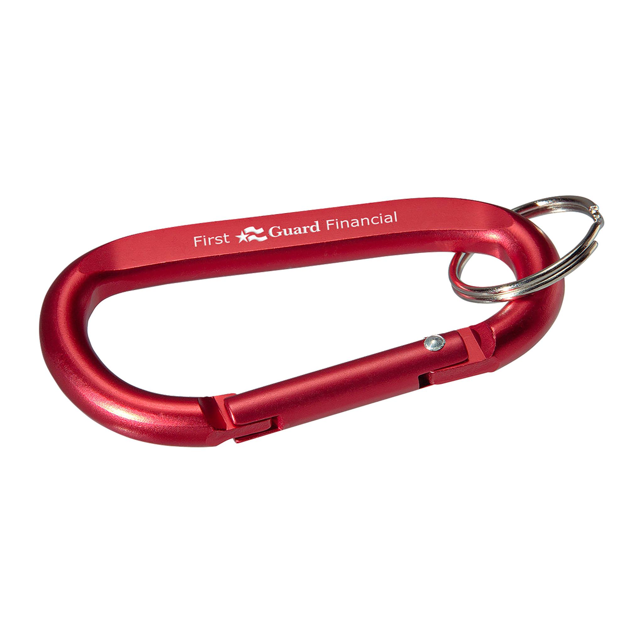 Aluminum Carabiner  Imprinted with Logo (Q574322)