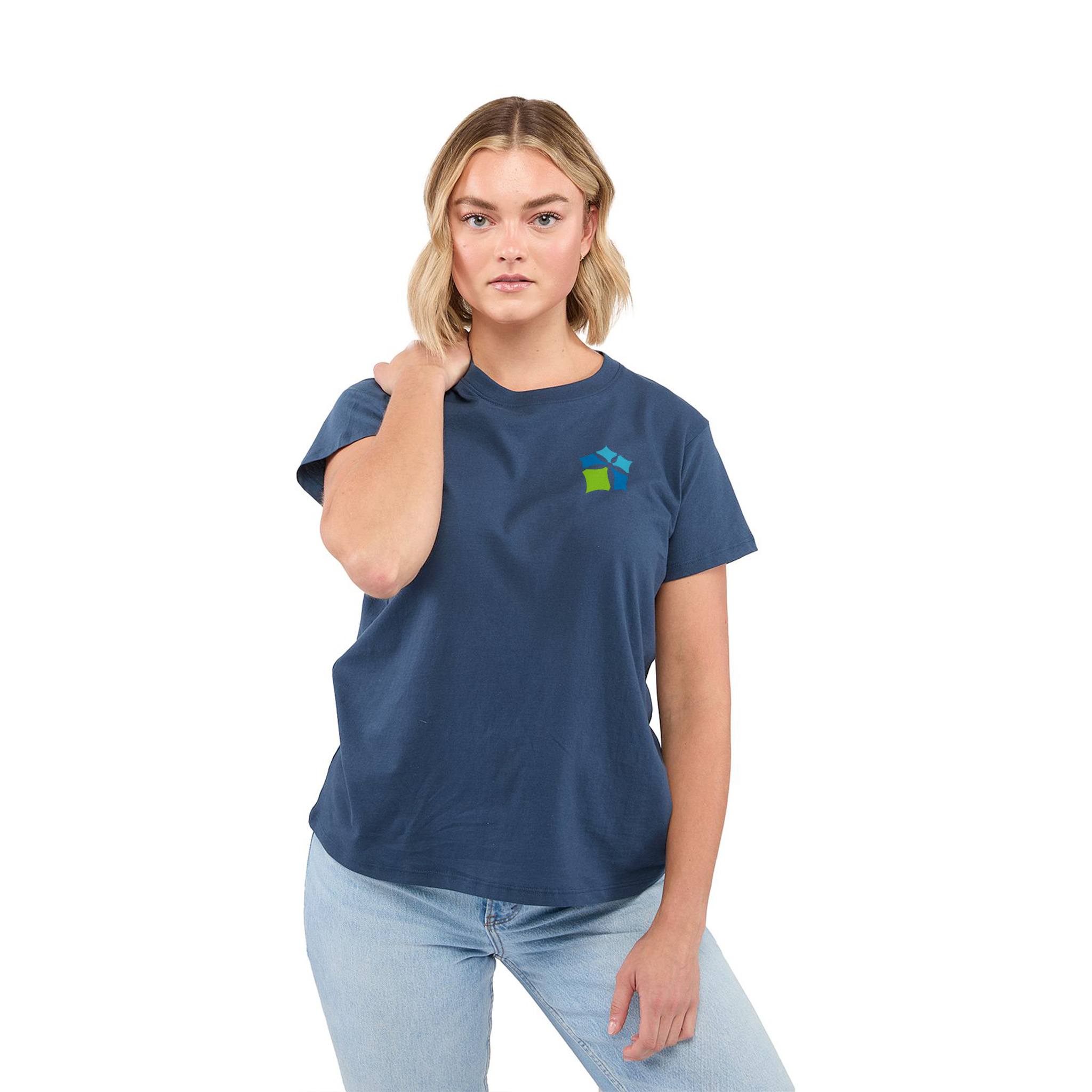 Women's American Giant Crew Neck Short Sleeve T-Shirt (Q575432)