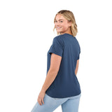 Women's American Giant Crew Neck Short Sleeve T-Shirt (Q575432)