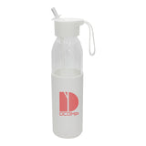 20 Oz. Borosilicate Bottle With Silicone Sleeve  Imprinted with Logo (Q575922)