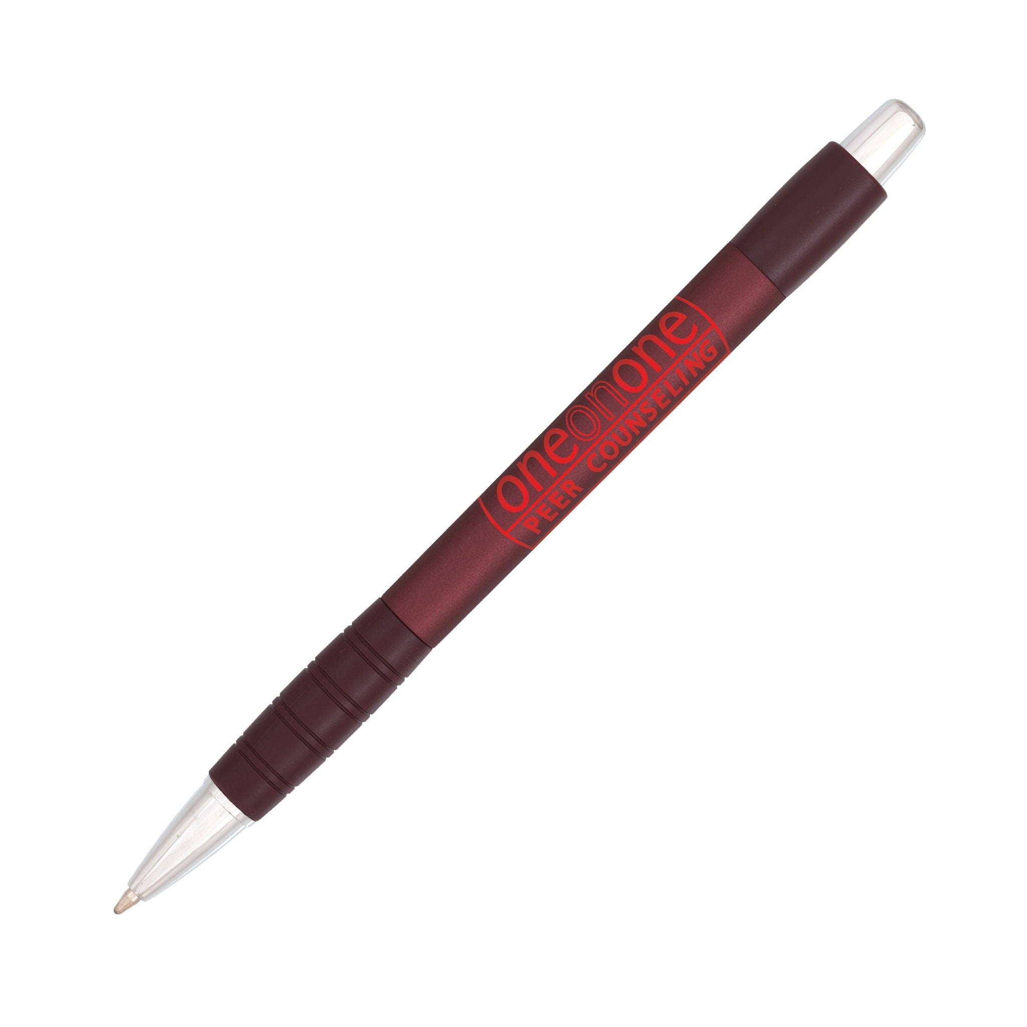 Plunger-Action Metallic Element Pen  Imprinted with Logo (Q576311)