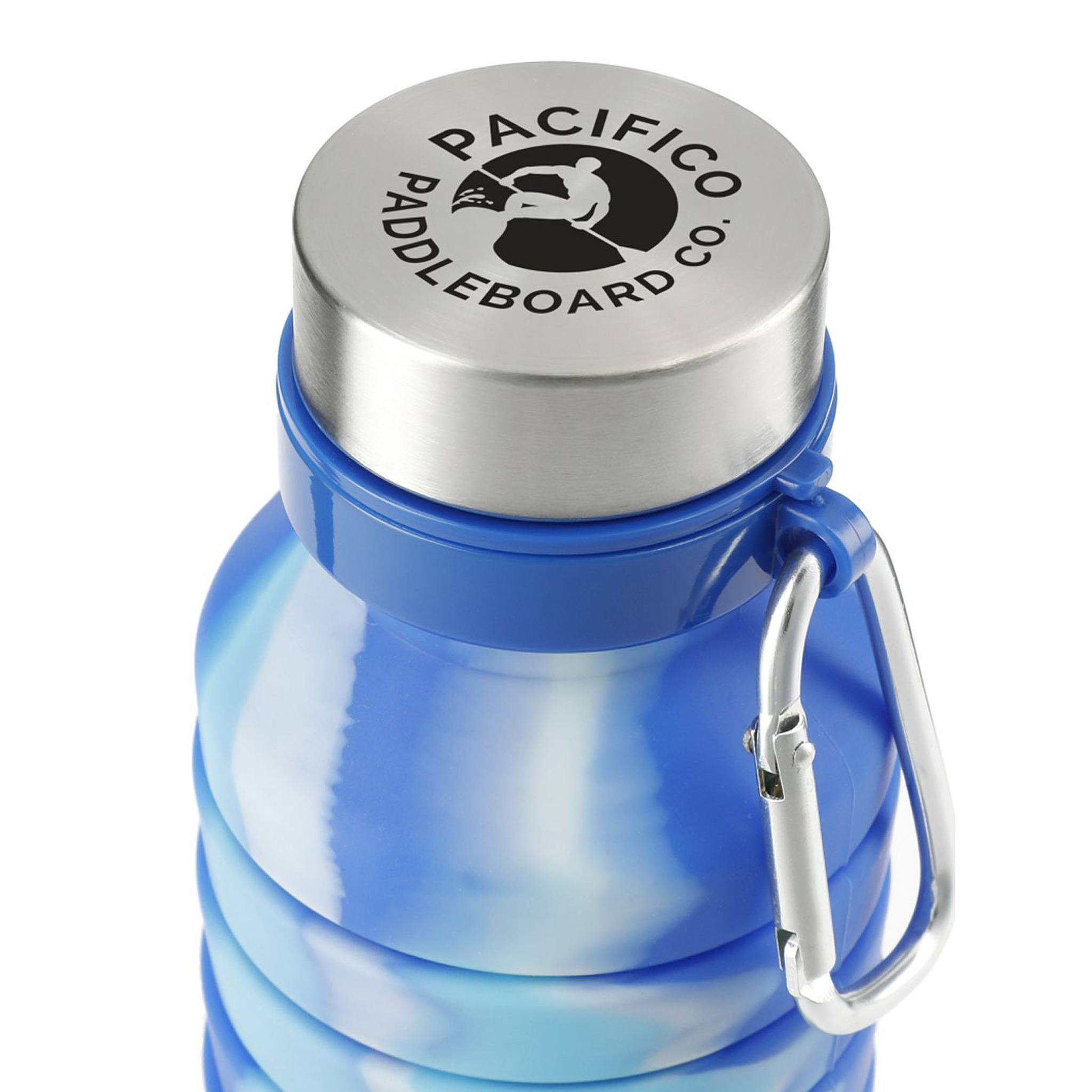 18oz Zigoo Silicone Collapsible Tie Dye Bottle  Imprinted with Logo (Q577111)