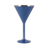 Snowfox® 8 Oz. Double Wall Steel Stemmed Martini Glass (Q577432)
