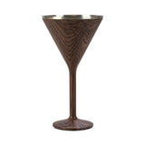 Snowfox® 8 Oz. Double Wall Steel Stemmed Martini Glass (Q577432)