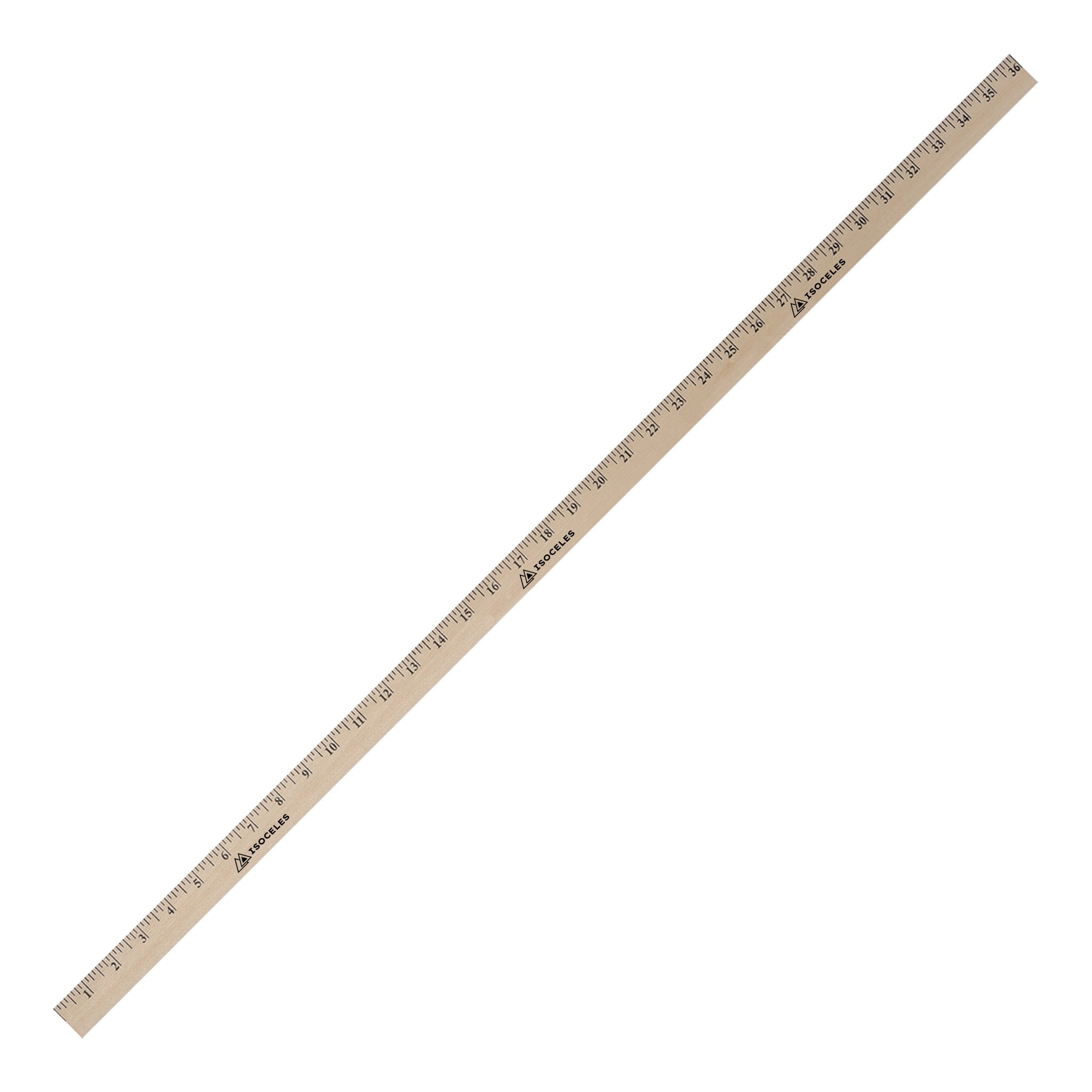 Natural Yardstick  Imprinted with Logo (Q580122)