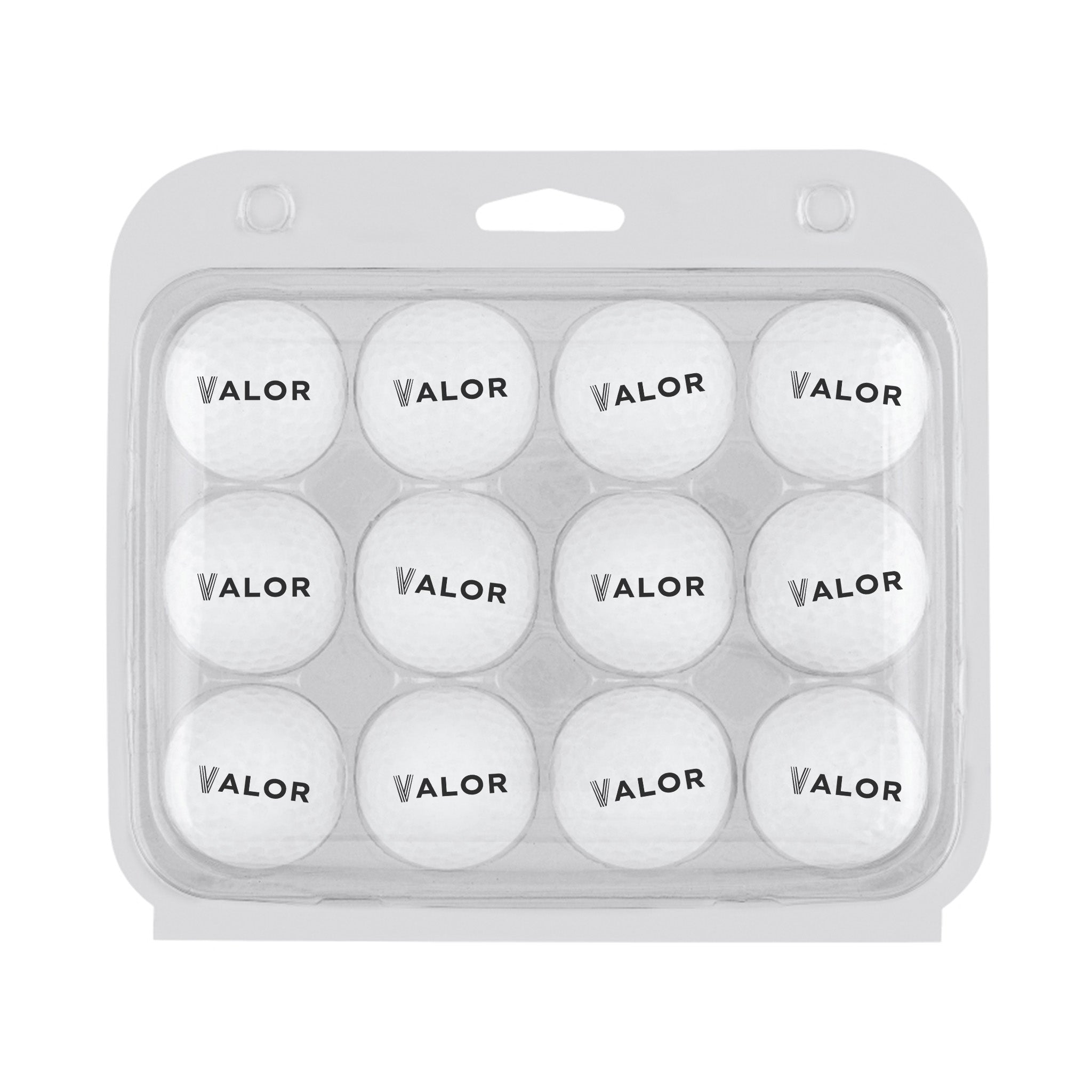 One Dozen Golf Ball Pack of 12 Balls  Imprinted with Logo (Q581222)