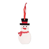 Wooden Snowman Ornament (Q581332)