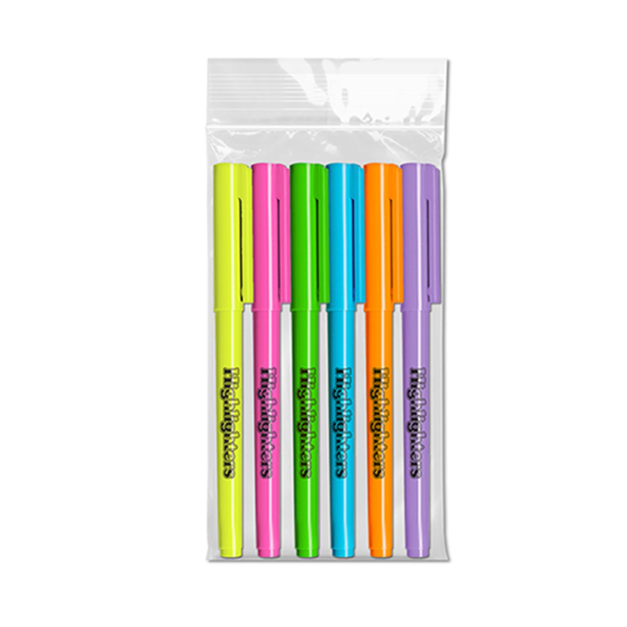 Brite Spots® Pocket Highlighters 6 Pack - USA Made (Q581632)