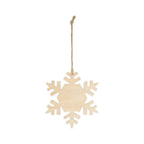 Wood Ornament - Snowflake (Q581711)