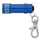 Aluminum LED Flashlight with Lobster Clip (Q582311)