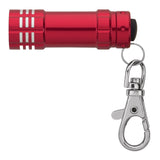 Aluminum LED Flashlight with Lobster Clip (Q582311)