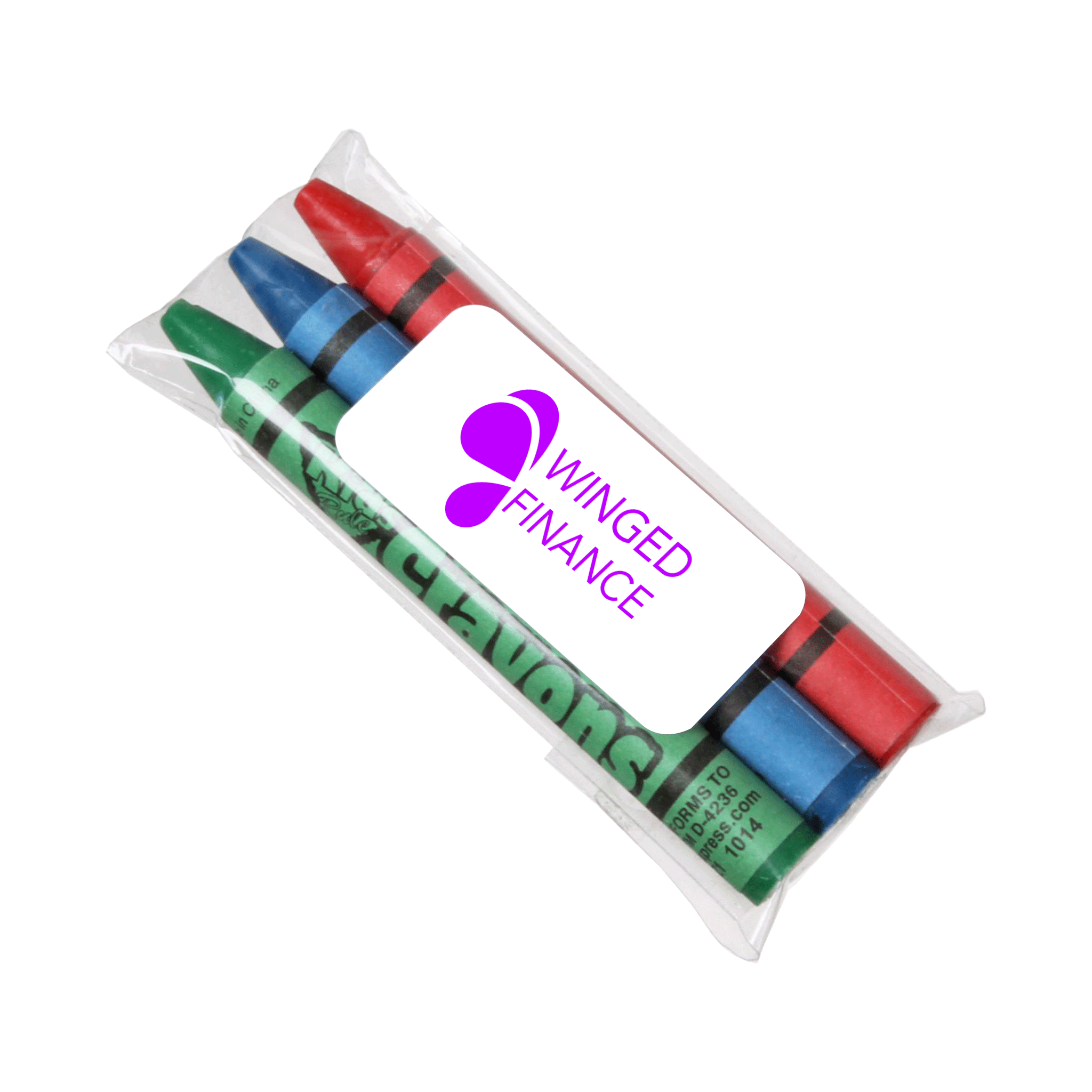 3 Pack Crayons  Imprinted with Logo (Q582411)