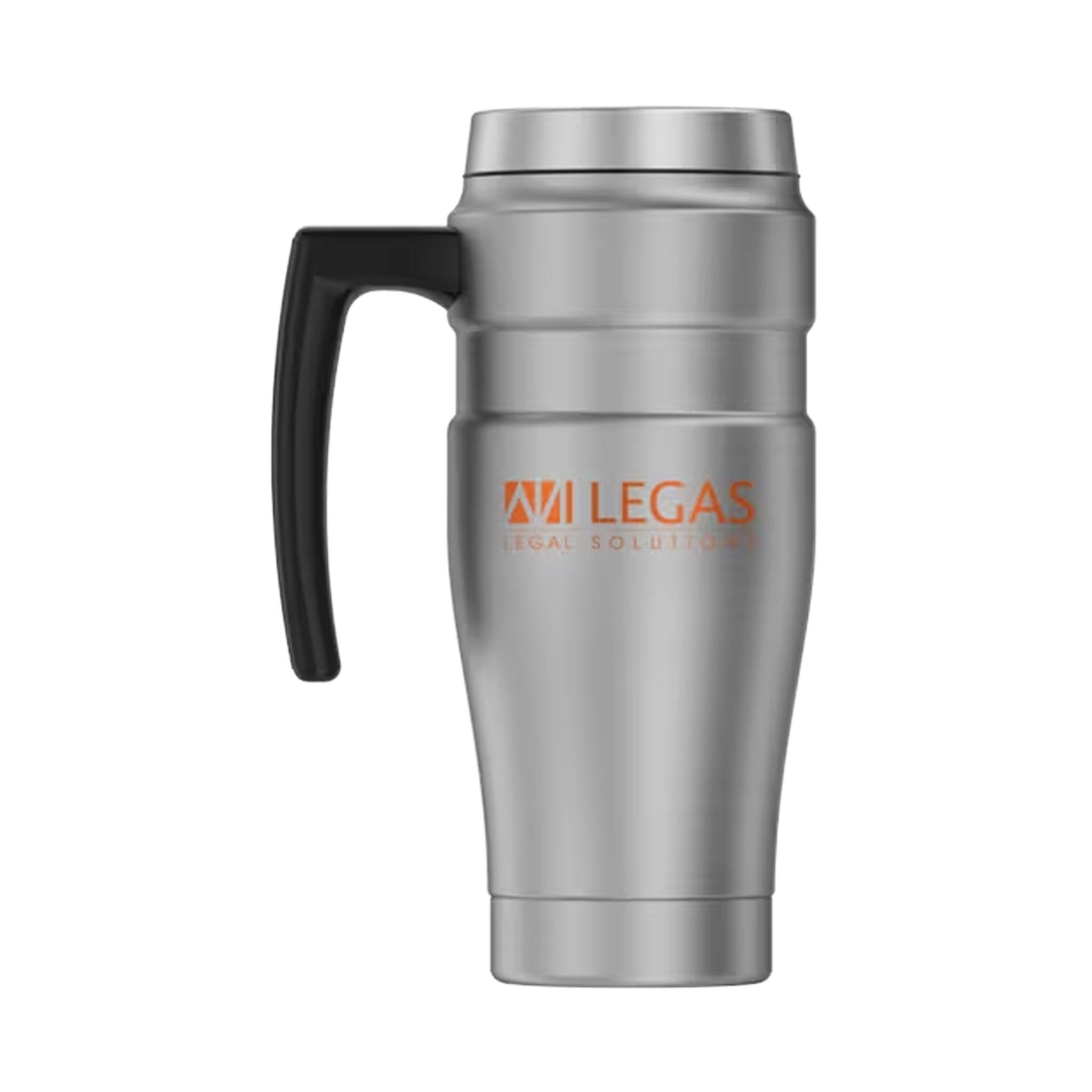 16 Oz. Thermos® Stainless King™ Travel Mug  Imprinted with Logo (Q582522)