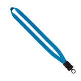 3/4" Smooth Nylon Lanyard with Snap-Buckle Release & O-Ring (Q58337)