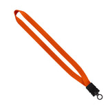 3/4" Smooth Nylon Lanyard with Snap-Buckle Release & O-Ring (Q58337)