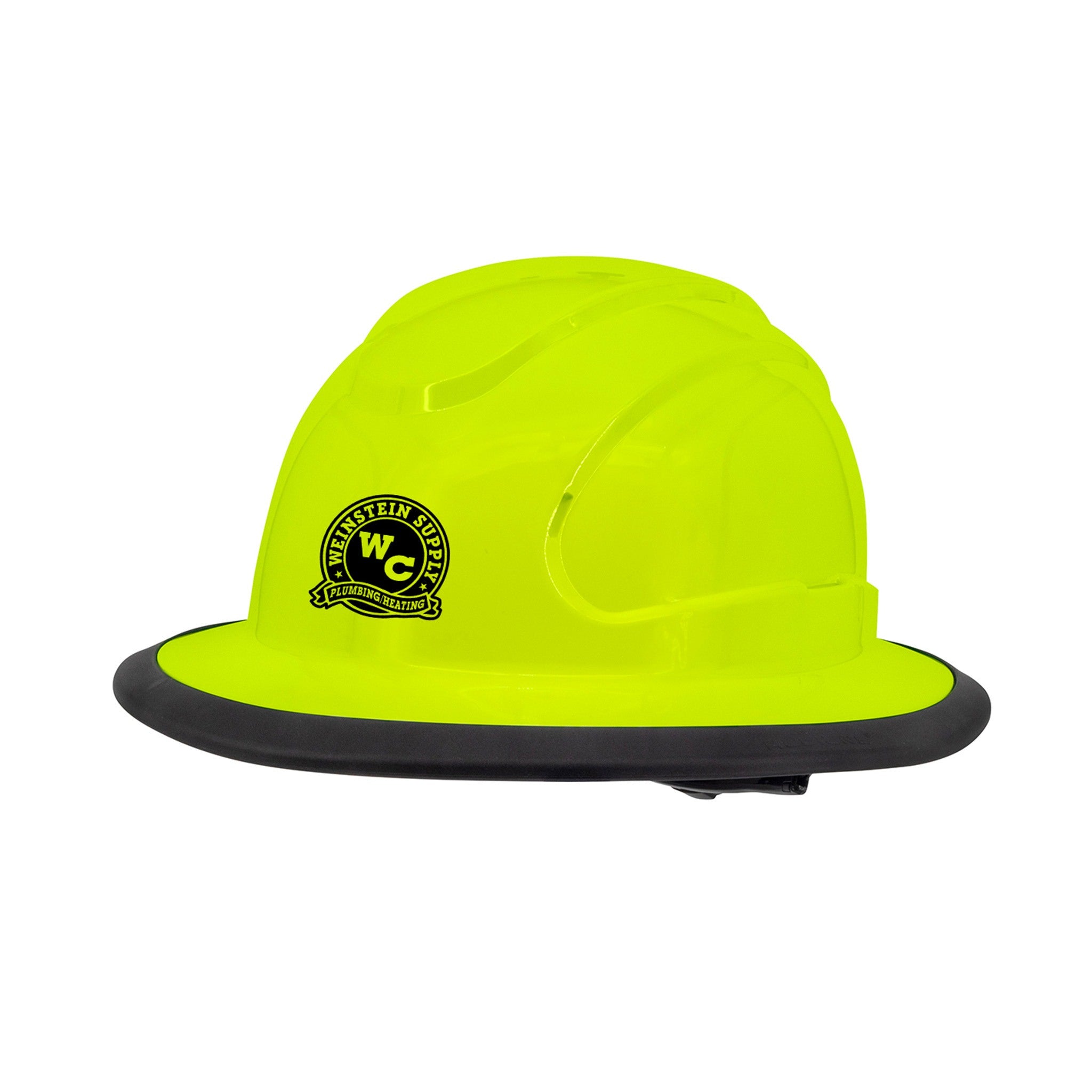 The Judge 6-Point Ratchet Type I Full Brim Hard Hat  Imprinted with Logo (Q583532)