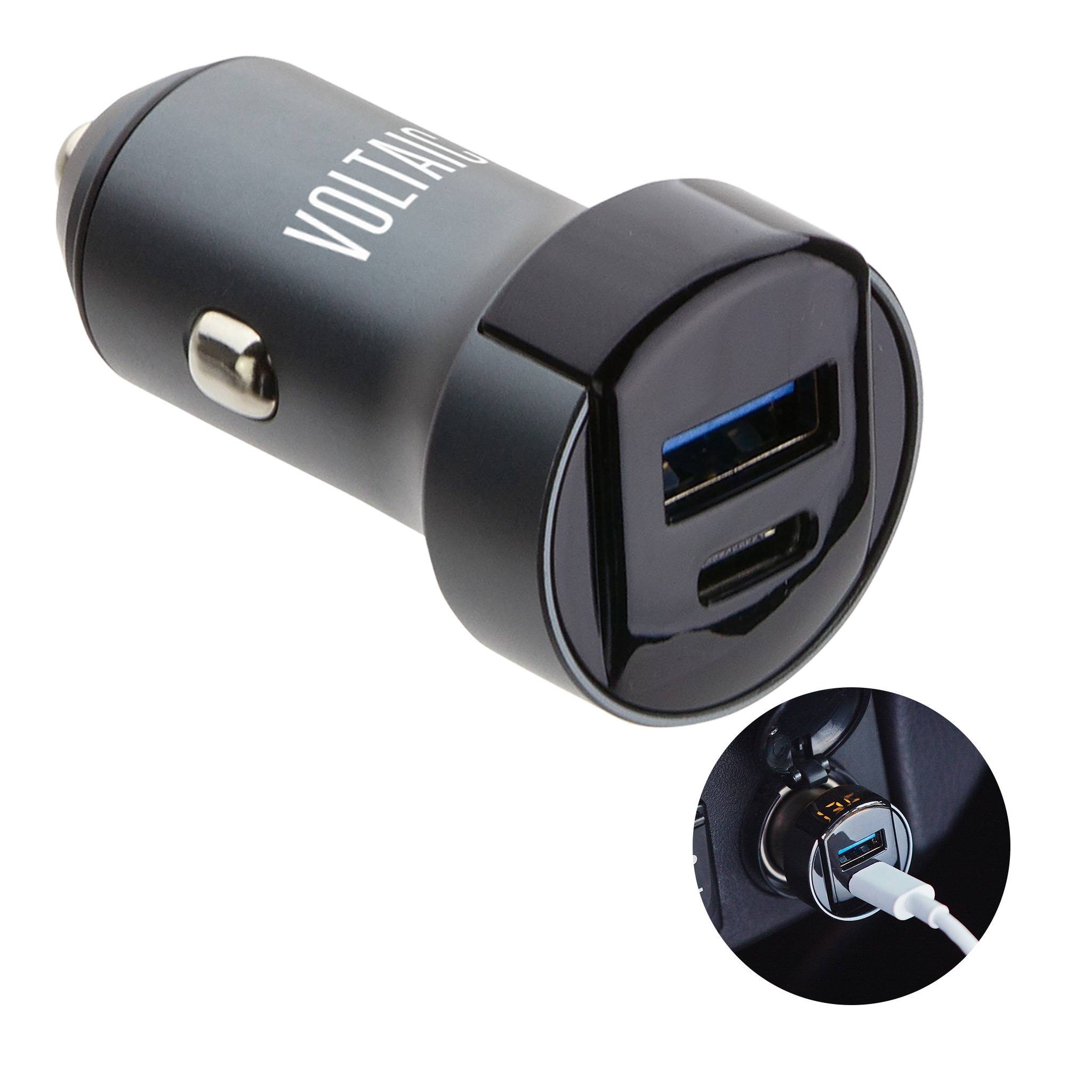 ihub™ Super Fast USB-C 18W PD Car Charger  Imprinted with Logo (Q584322)