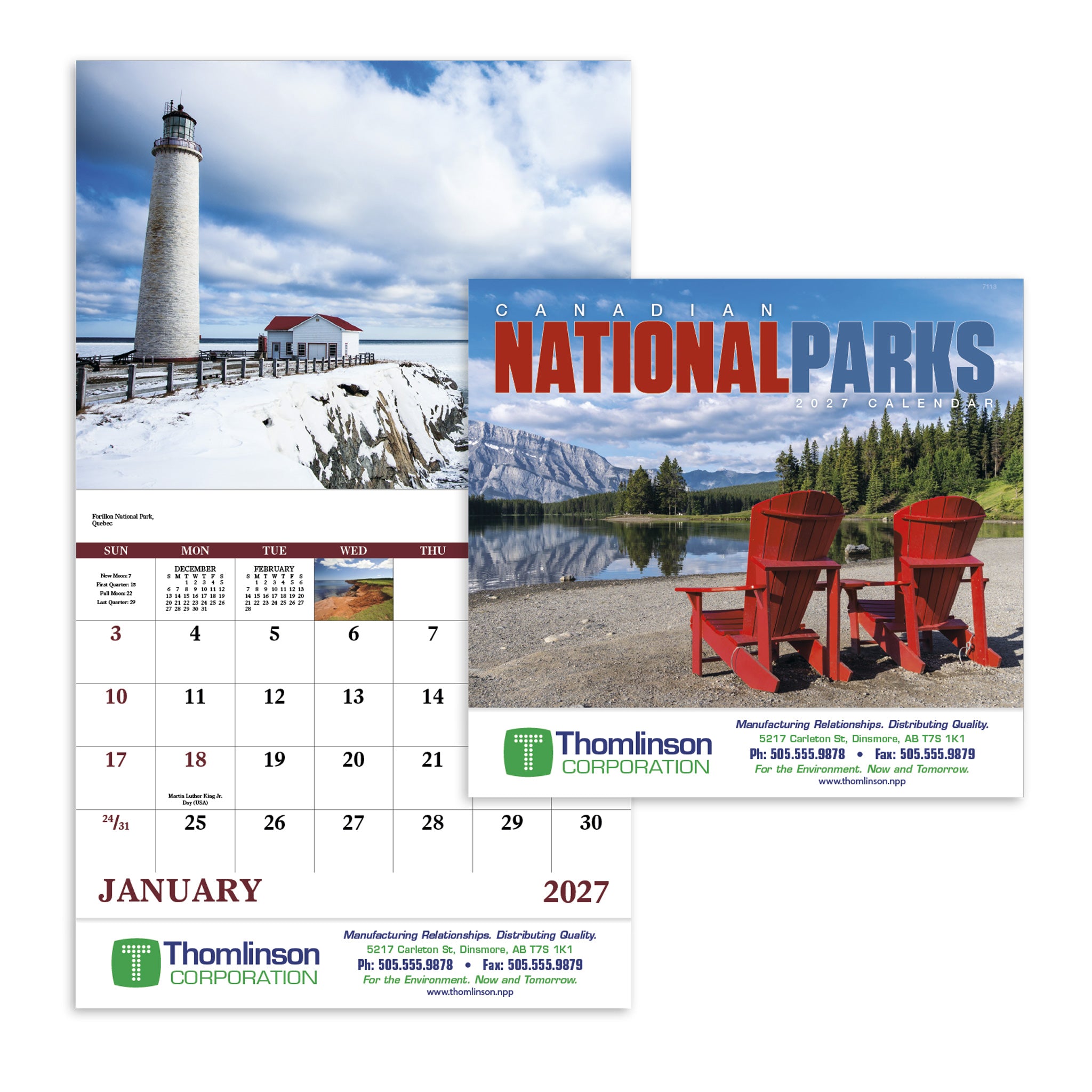 Canadian National Parks - Stapled Calendar (Q584722)