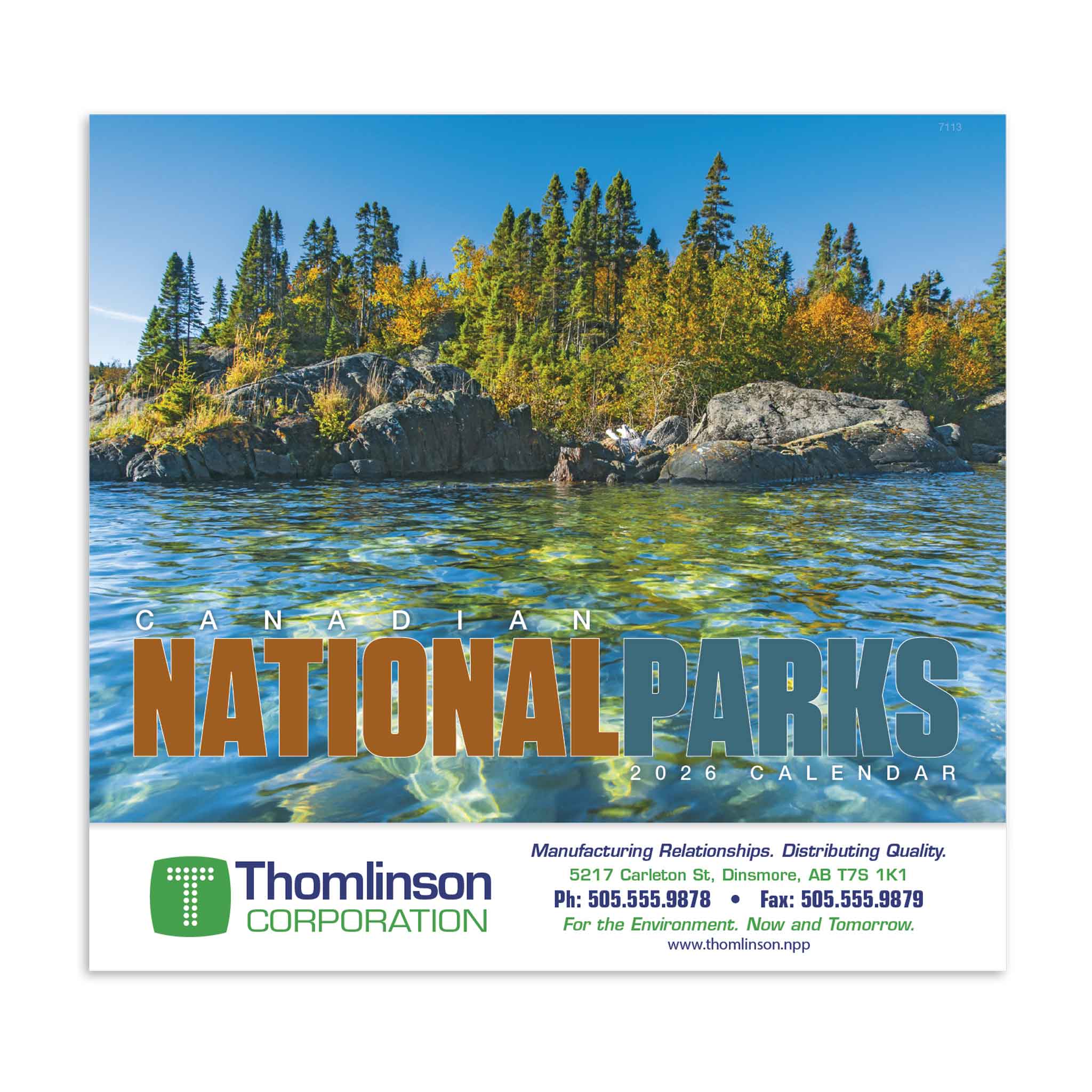 Canadian National Parks - Stapled Calendar (Q584722)