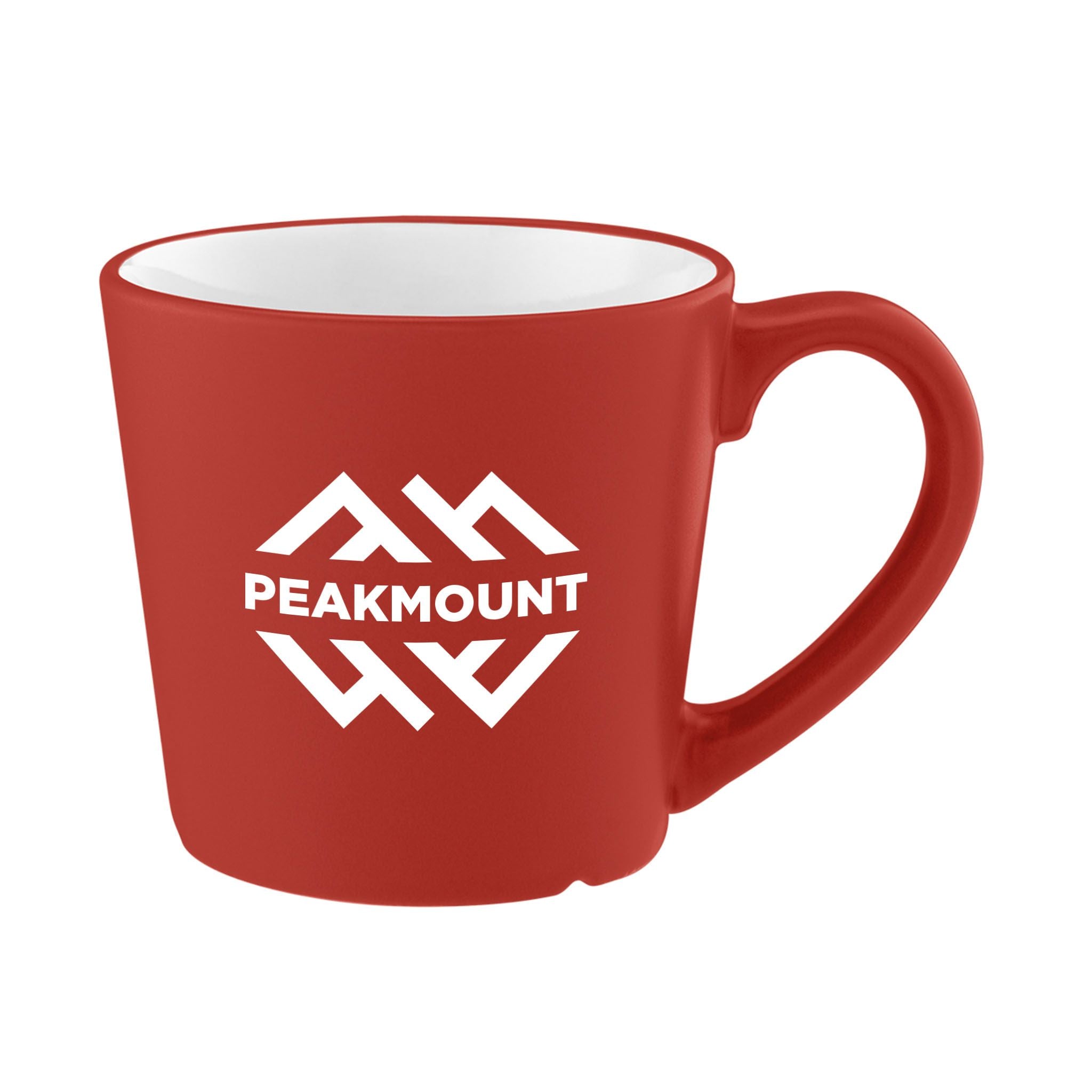 12 Oz. Mercer Matte Ceramic Mug  Imprinted with Logo (Q585122)