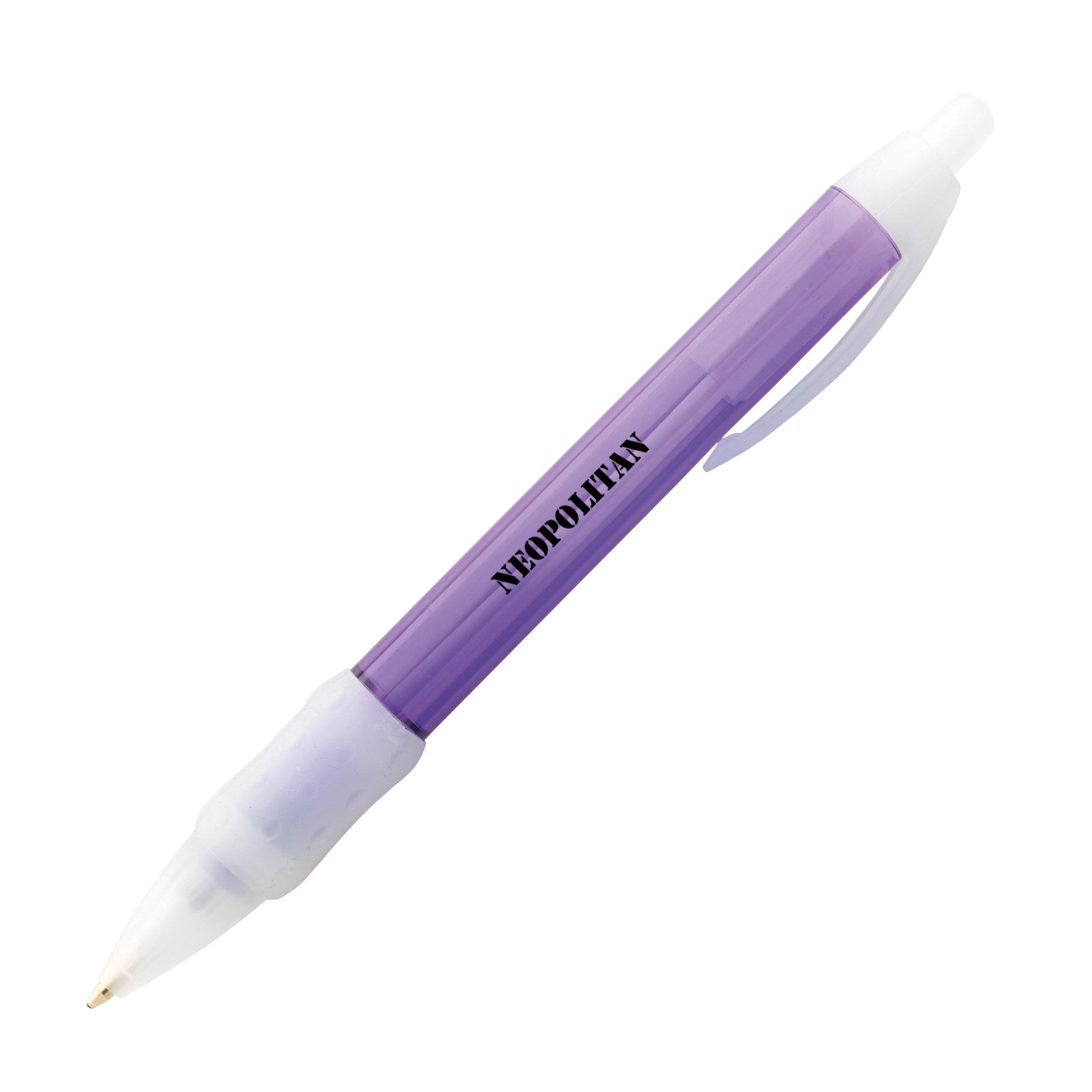 Widebody® Clear Pens with Ice Trim  Imprinted with Logo (Q585311)