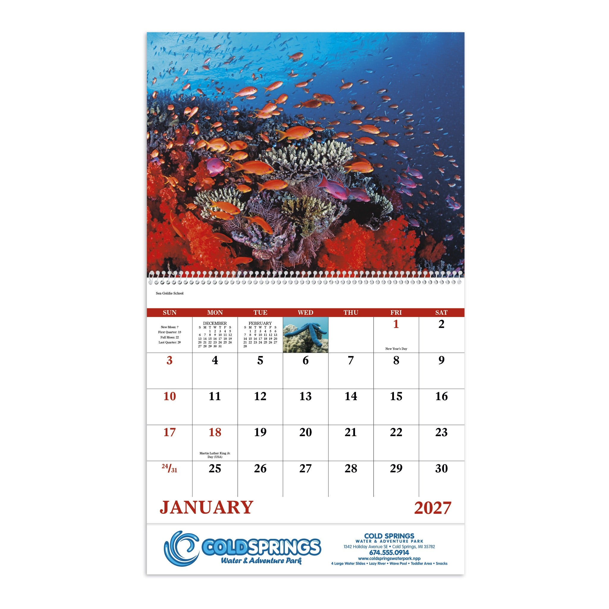 Ocean Glory - Spiral Calendar (Q585722)