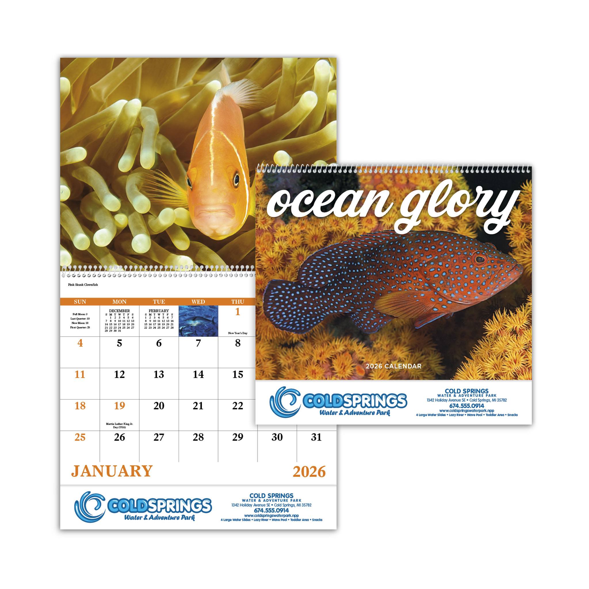 Ocean Glory - Spiral Calendar (Q585722)