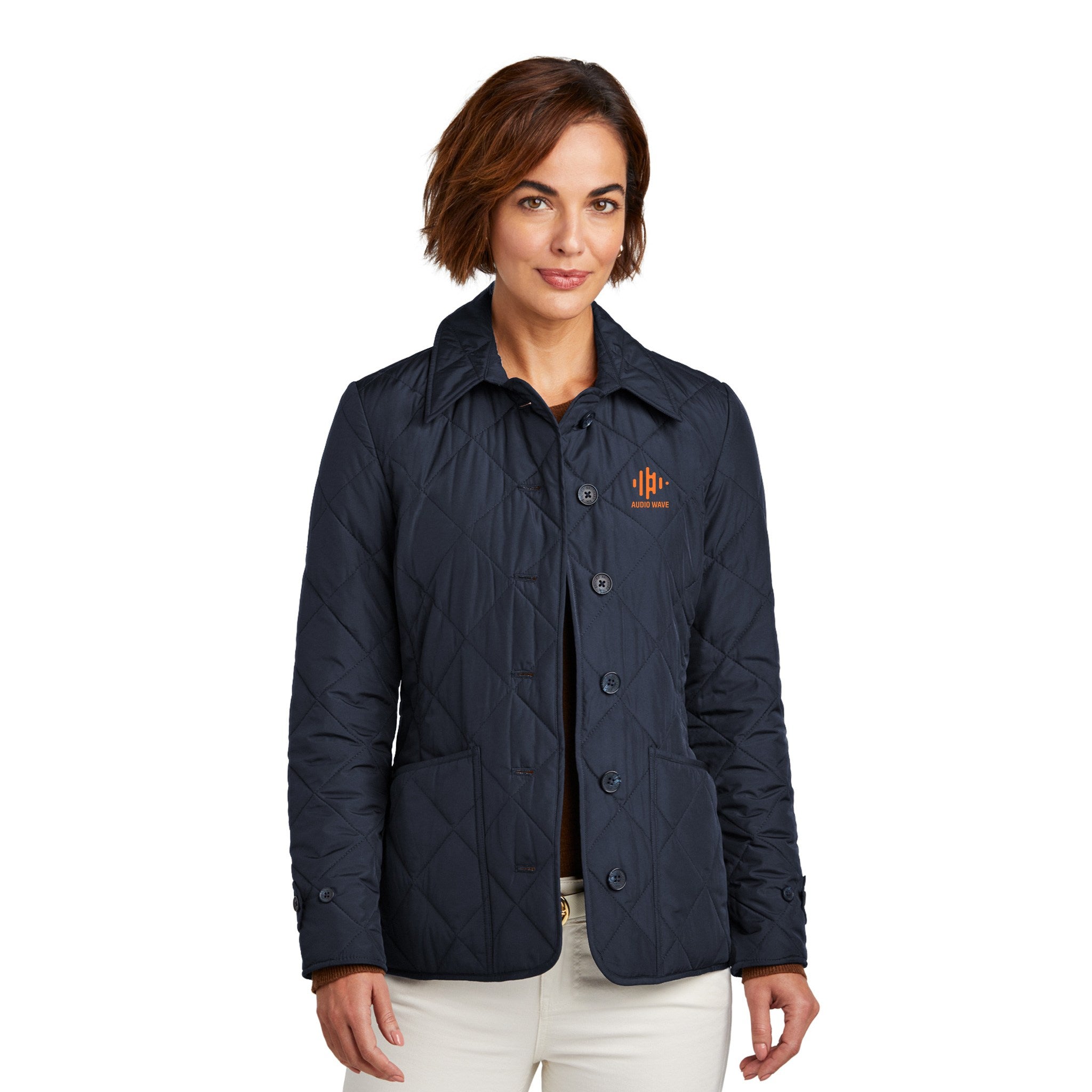 Brooks Brothers® Women's Quilted Jacket  Imprinted with Logo (Q588722)