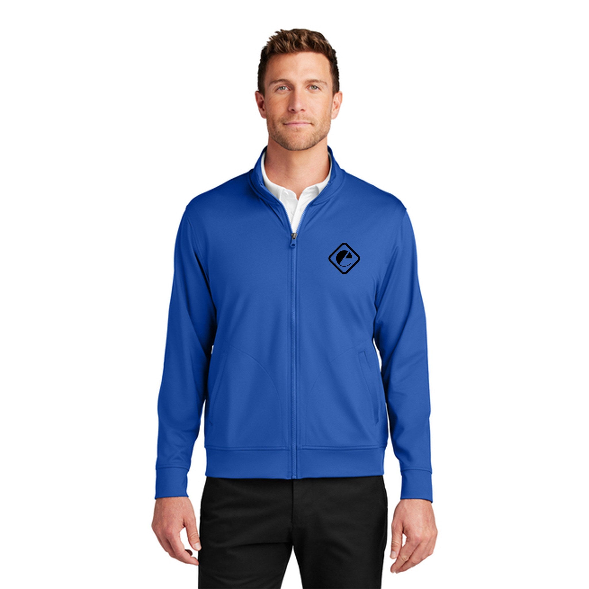 Port Authority® C-negotiable® Double Knit Full-Zip Jacket  Imprinted with Logo (Q589922)