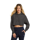 Champion® Women’s Reverse Weave® Cropped Cut-Off Hooded Sweatshirt (Q592332)