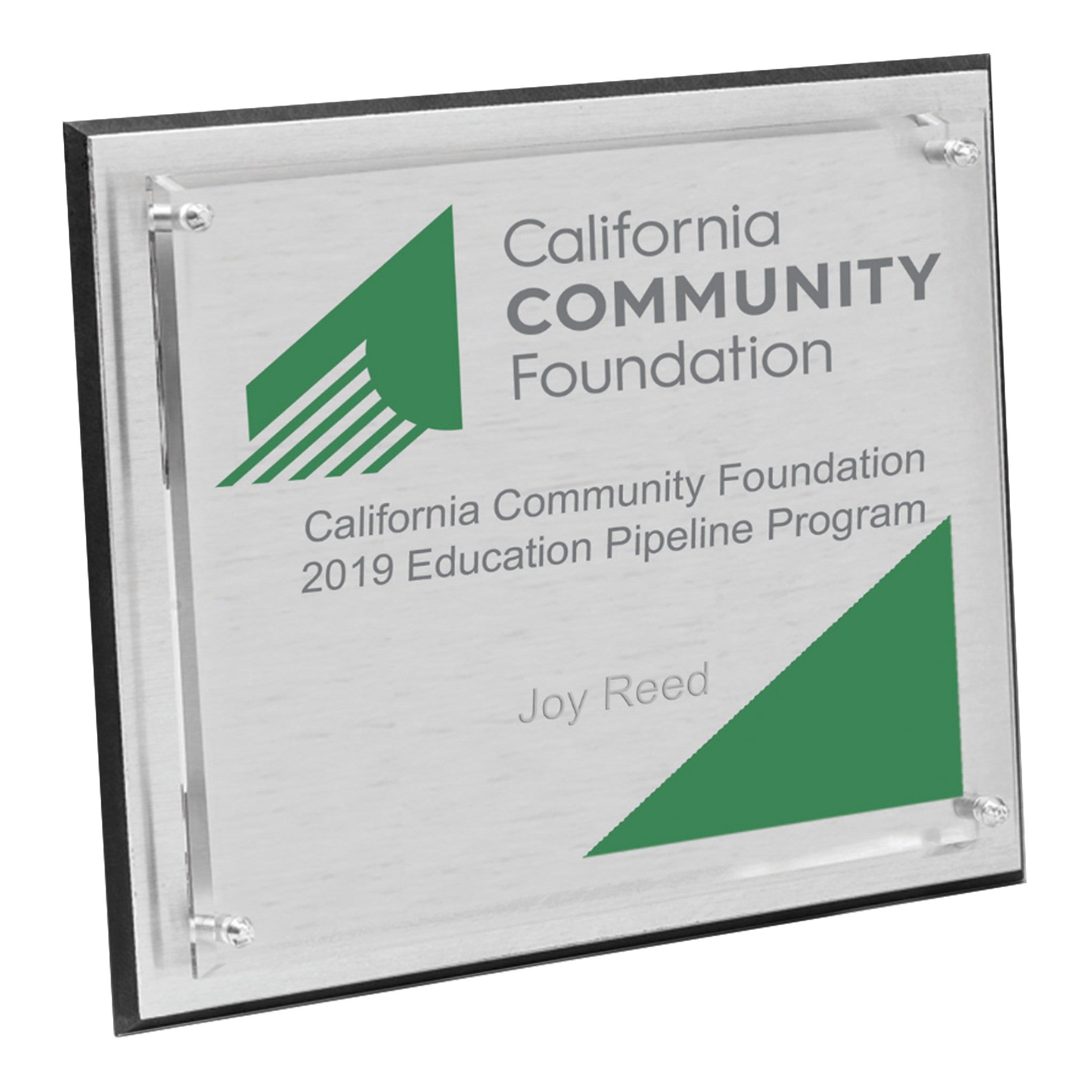 Brushed Aluminum Plaque  (8" x 10") (Q592465)