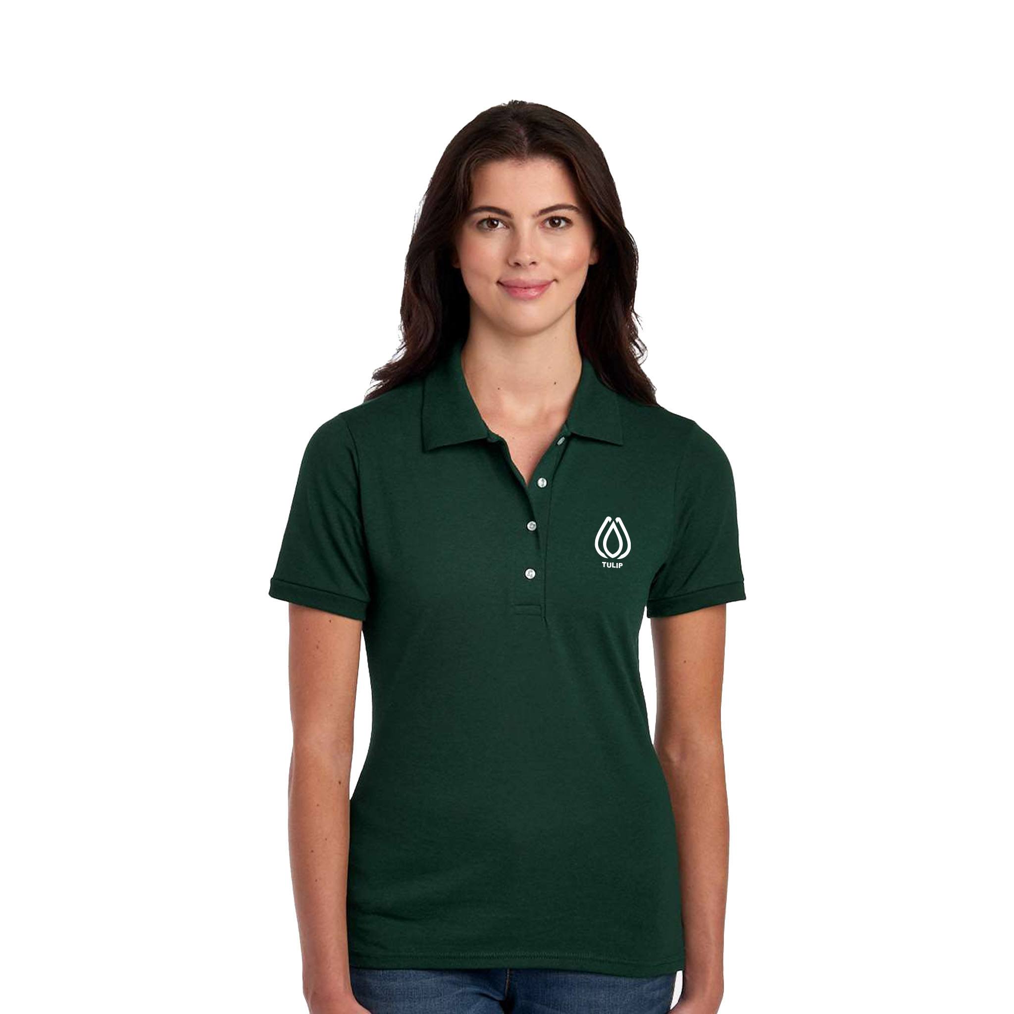 Jerzees Ladies' 5.6 oz.  50/50 Jersey Polo with SpotShield™  Imprinted with Logo (Q595576)