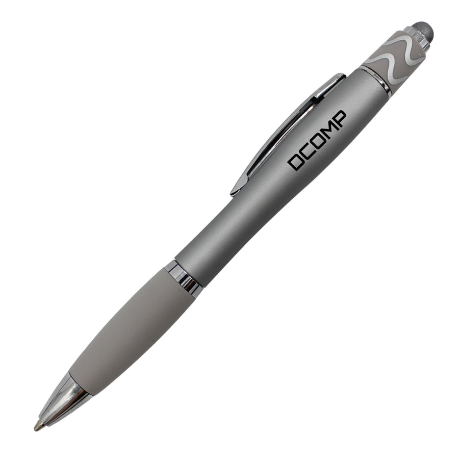 Halcyon® Silhouette Spin Top Pen With Stylus (Q595922)