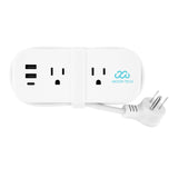 Compact Multi-Outlet Power Strip  Imprinted with Logo (Q597122)