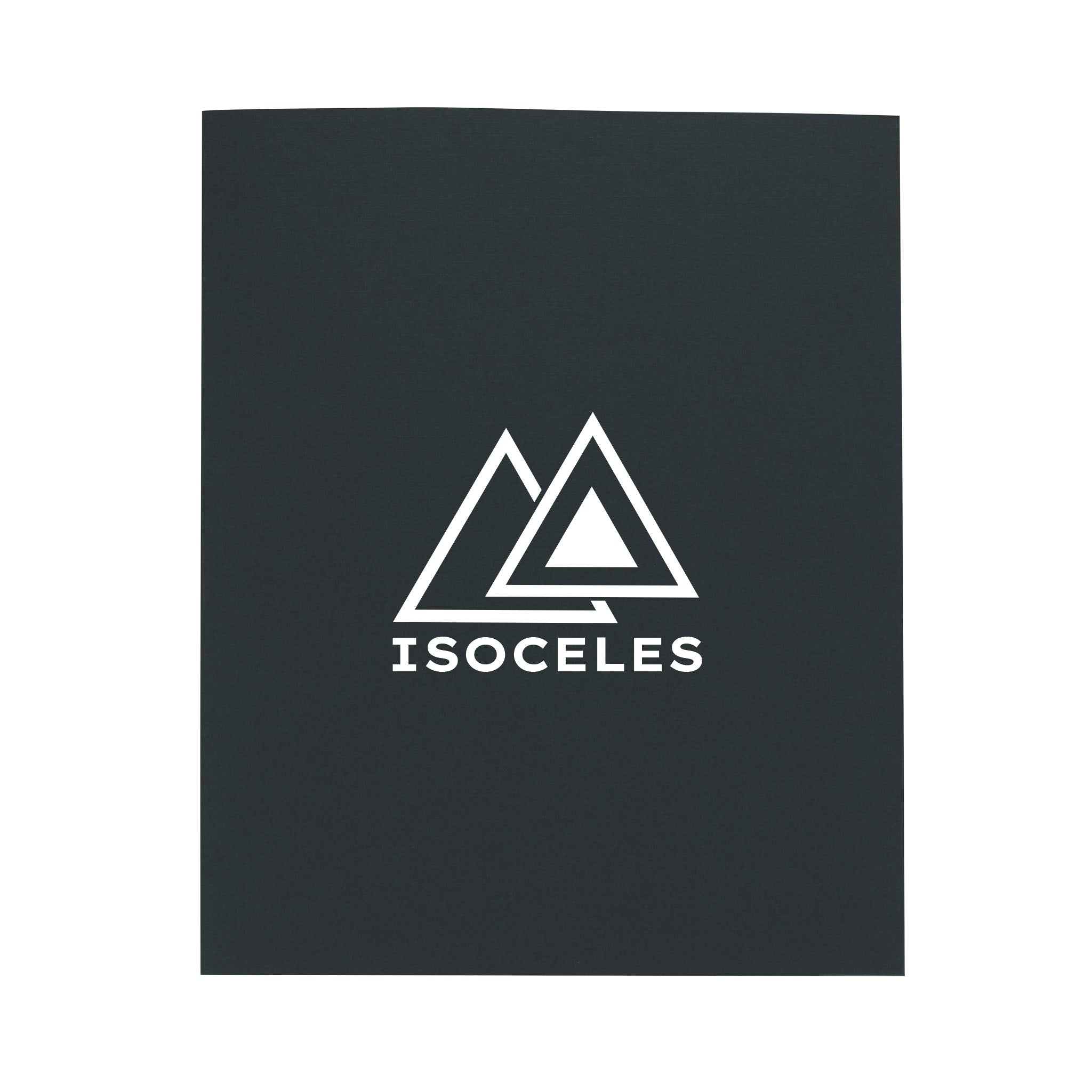 Linen Paper Folder  Imprinted with Logo (Q599111)