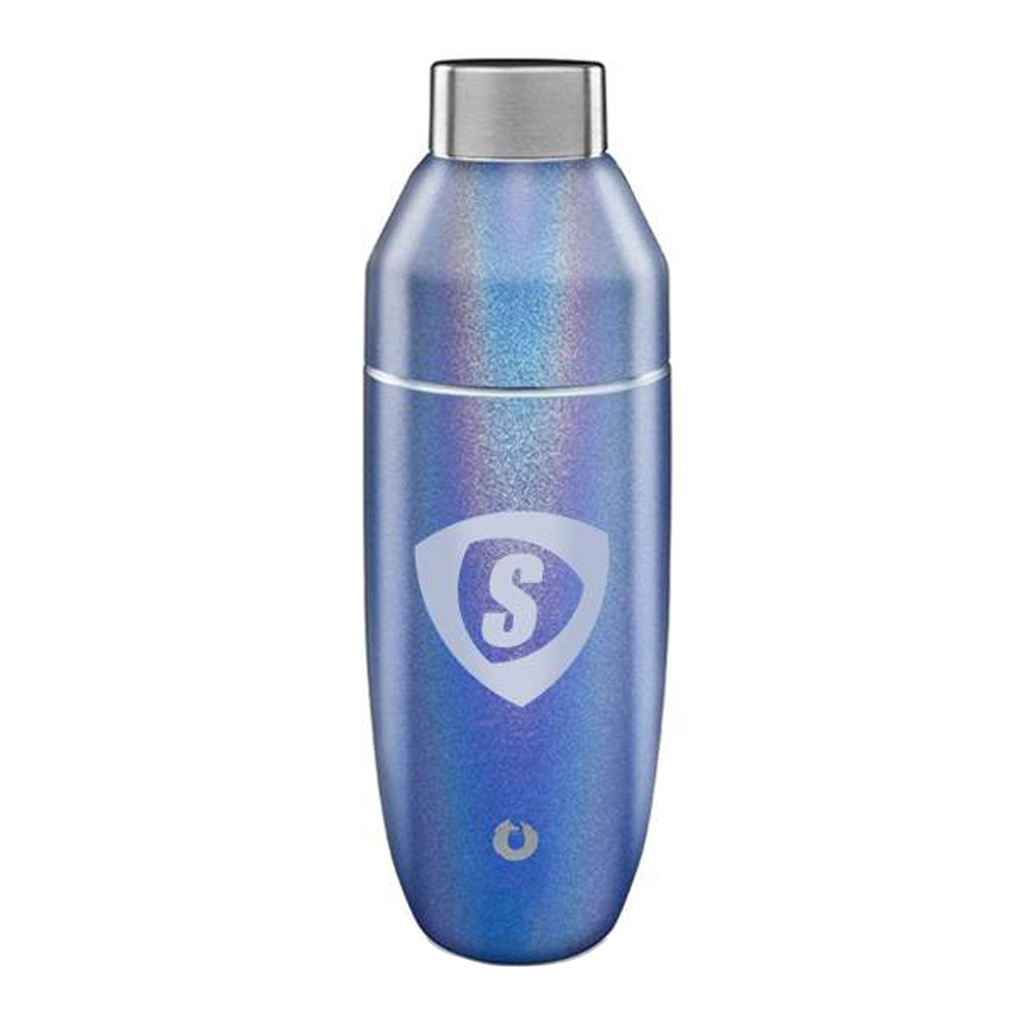 24 Oz. Snowfox Cocktail Shaker - Blue Metallic  Imprinted with Logo (Q599522)
