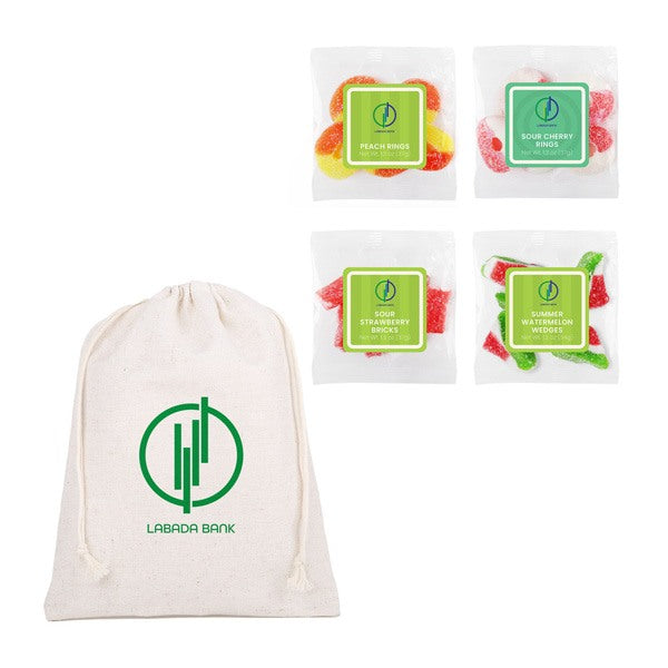 Fruit Cocktail Sweetie Satchel  Imprinted with Logo (Q600022)