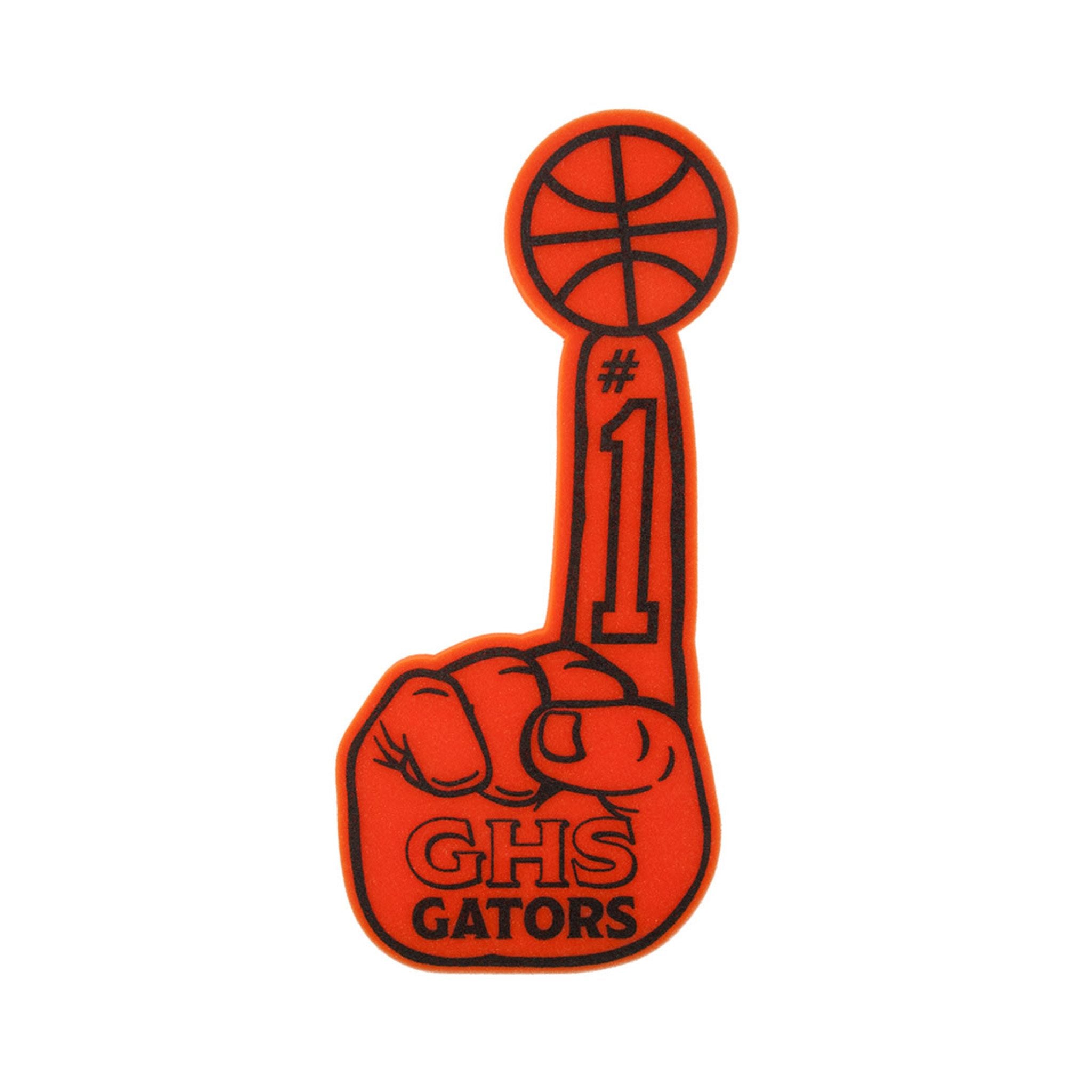 18 Inch Number 1 Foam Finger With Ball  Imprinted with Logo (Q600432)