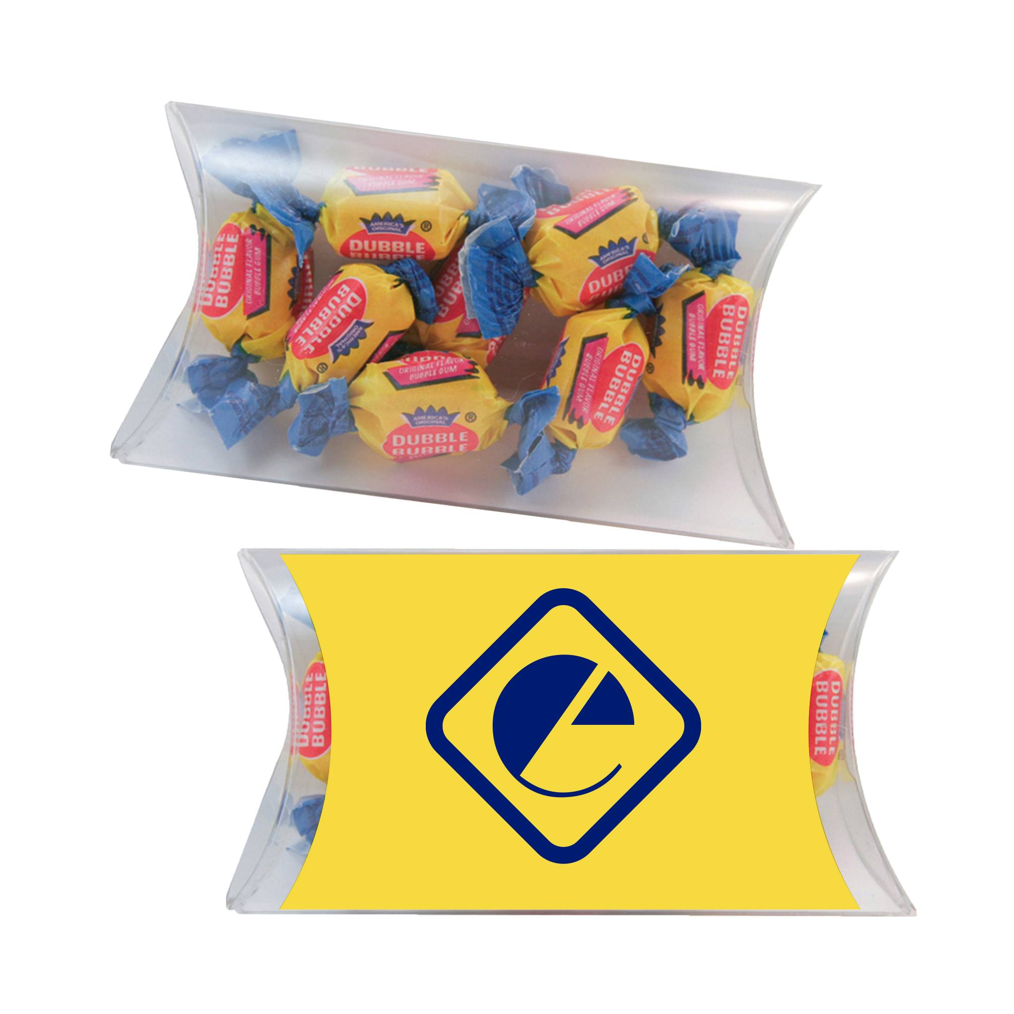 Medium Pillow Pack - Bubble Gum  Imprinted with Logo (Q602222)