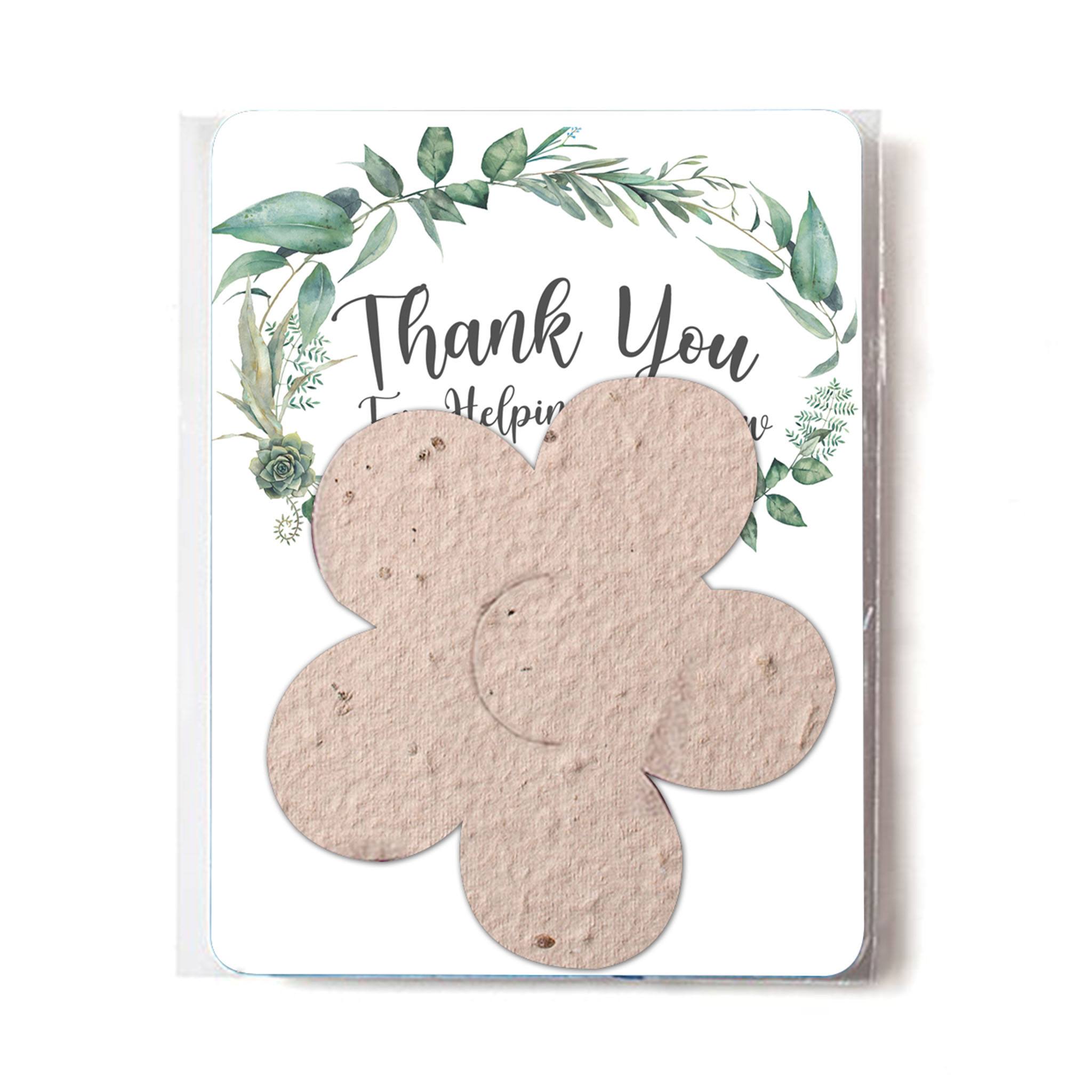 Bloomin Flower Shaped Plantable Gift Pack  Imprinted with Logo (Q605822)