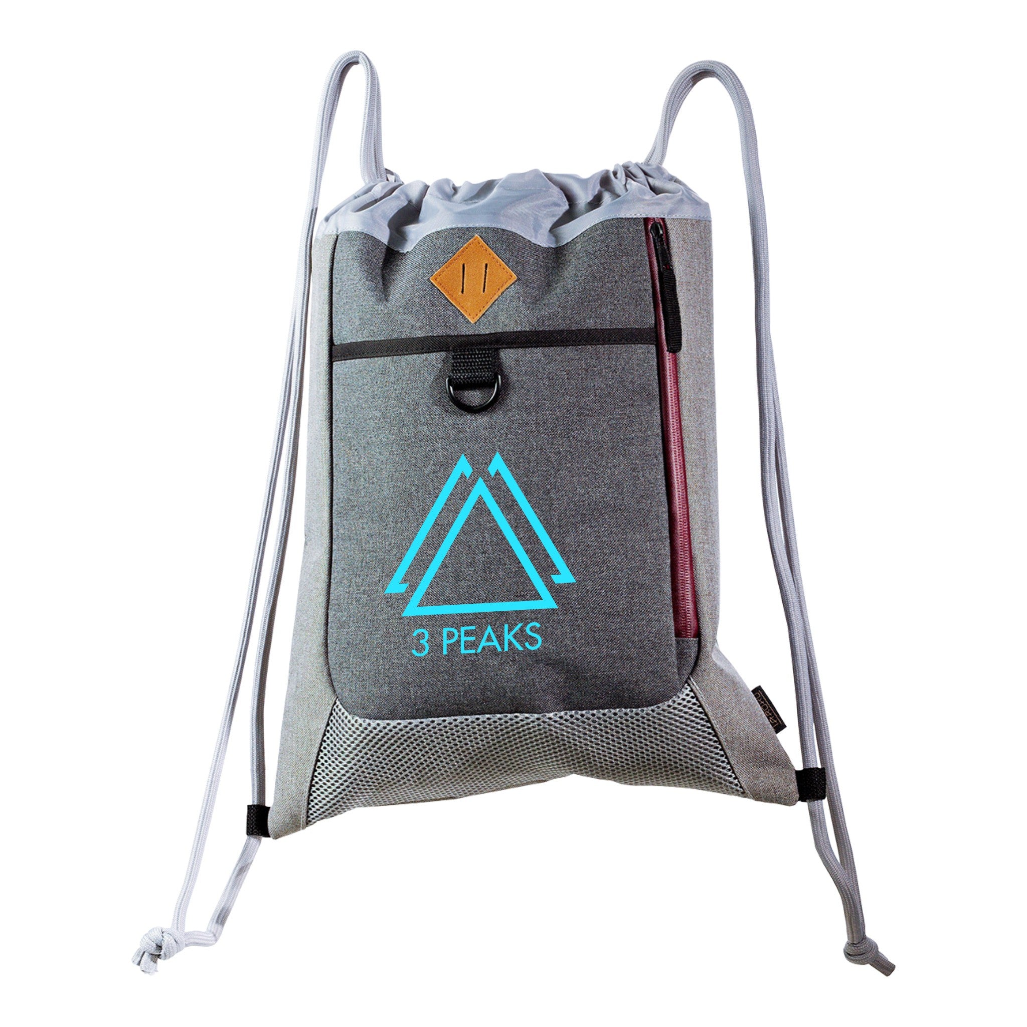 Bordeaux String Backpacks by Taroko™  Imprinted with Logo (Q606711)