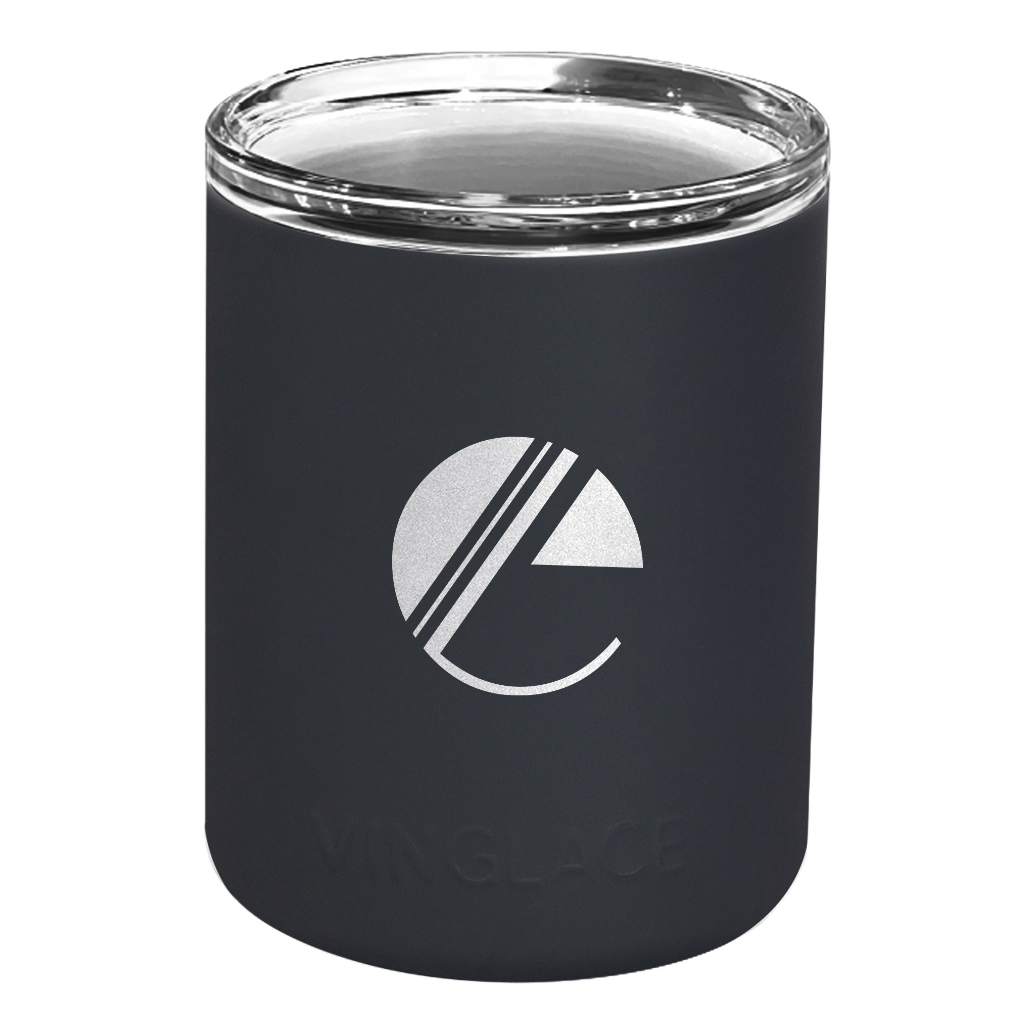 Vinglacé® 12 Oz. Whiskey Glass Laser Premium  Imprinted with Logo (Q706922)