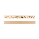 Sports "U" Color Rulers with Natural Wood Finish (Q608411)