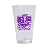 Silipint® Clear Pint Glass - 16 Oz.  Imprinted with Logo (Q609222)