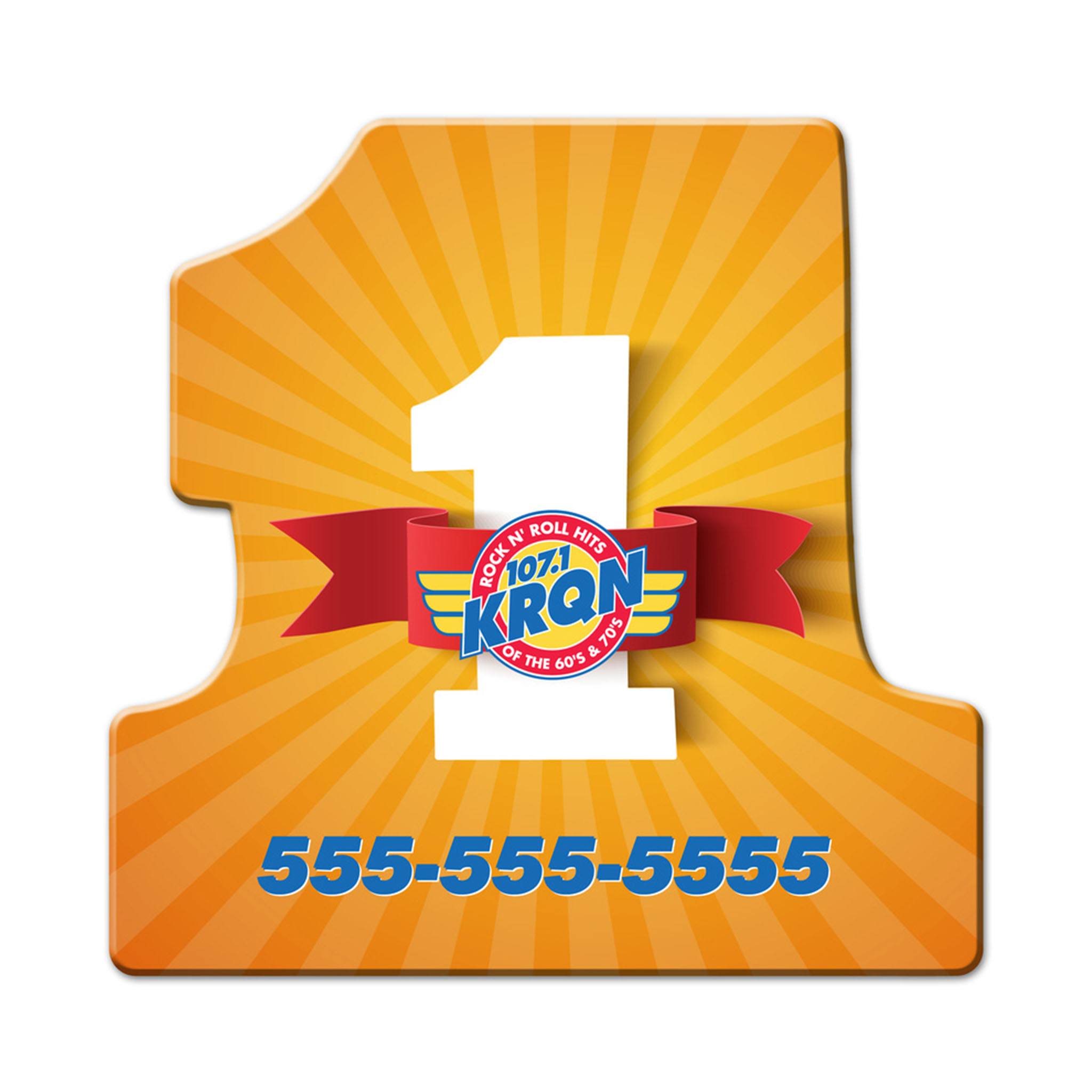 Full Color No.1 Coaster  Imprinted with Logo (Q610322)