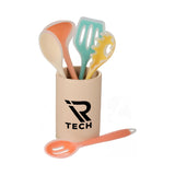 Silicone Cooking Utensil Set  Imprinted with Logo (Q610332)