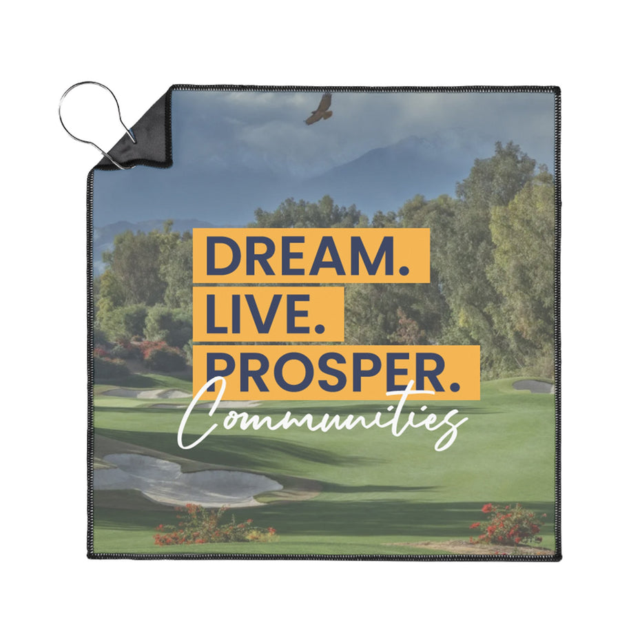 Two-Sided Microfiber Golf Towel (Q611532)