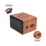 Wood Bluetooth Speaker With Wireless Charging Pad (Q612322)